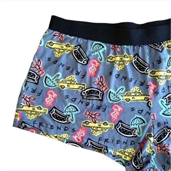 FRIENDS Y2K Grey Central Perk Printed Tank Top and Shorts Pajama Set Size XL - Picture 6 of 16